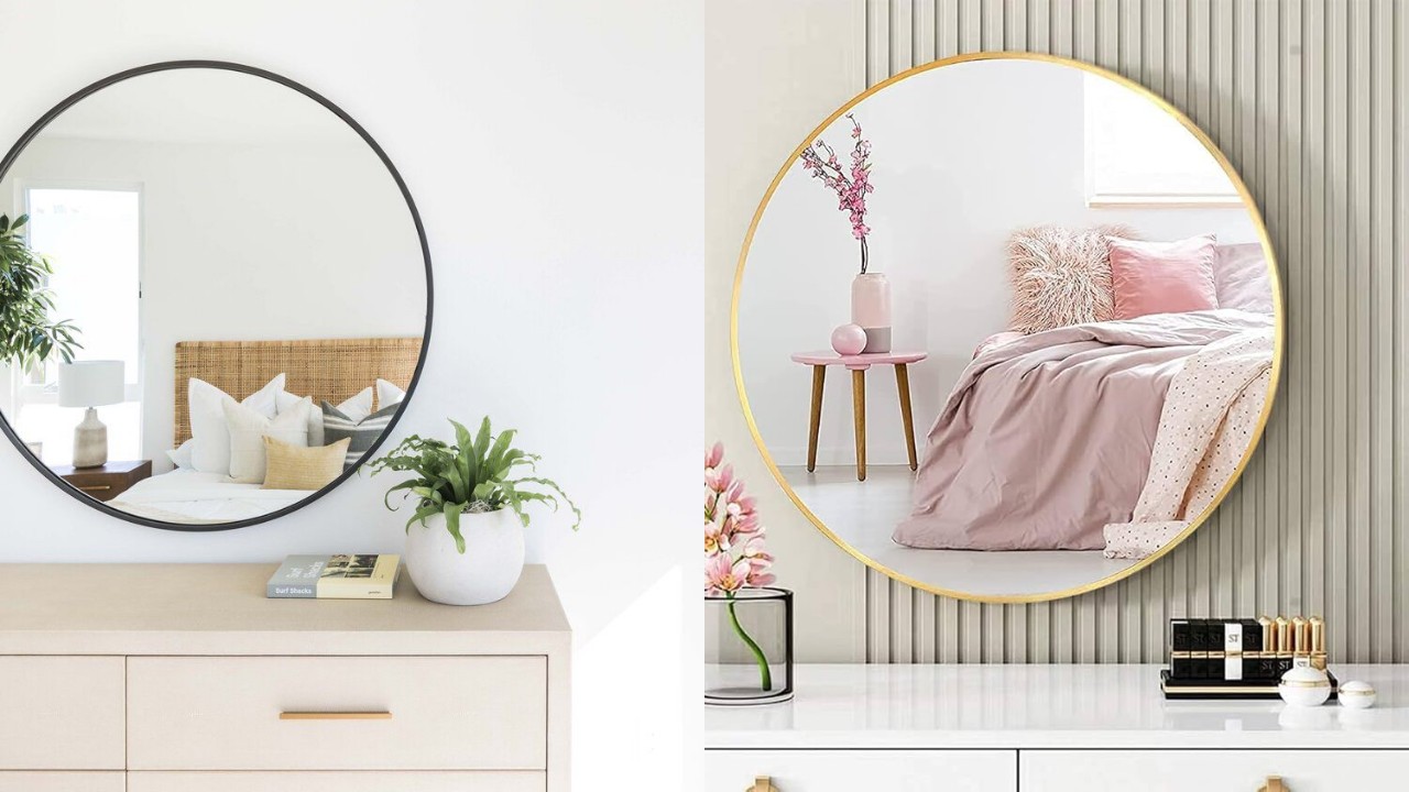 Rekomendasi Cermin Dinding Tempel untuk Kamar Tidur yang Cozy dan Modern!