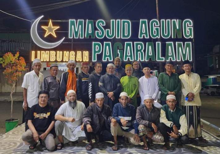 JJB Masjid Agung Pagaralam Berikan Support dan Dukungan ke Kms Haji Halim Ali