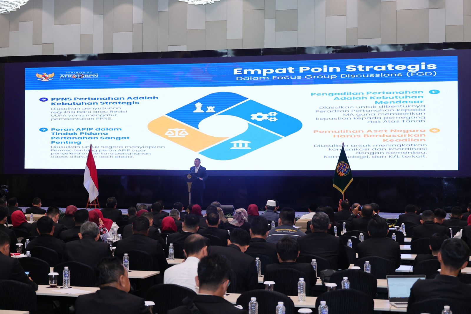 Wamen ATR/Waka BPN Tekankan Empat Langkah Strategis Perkuat Penanganan Tindak Pidana Pertanahan