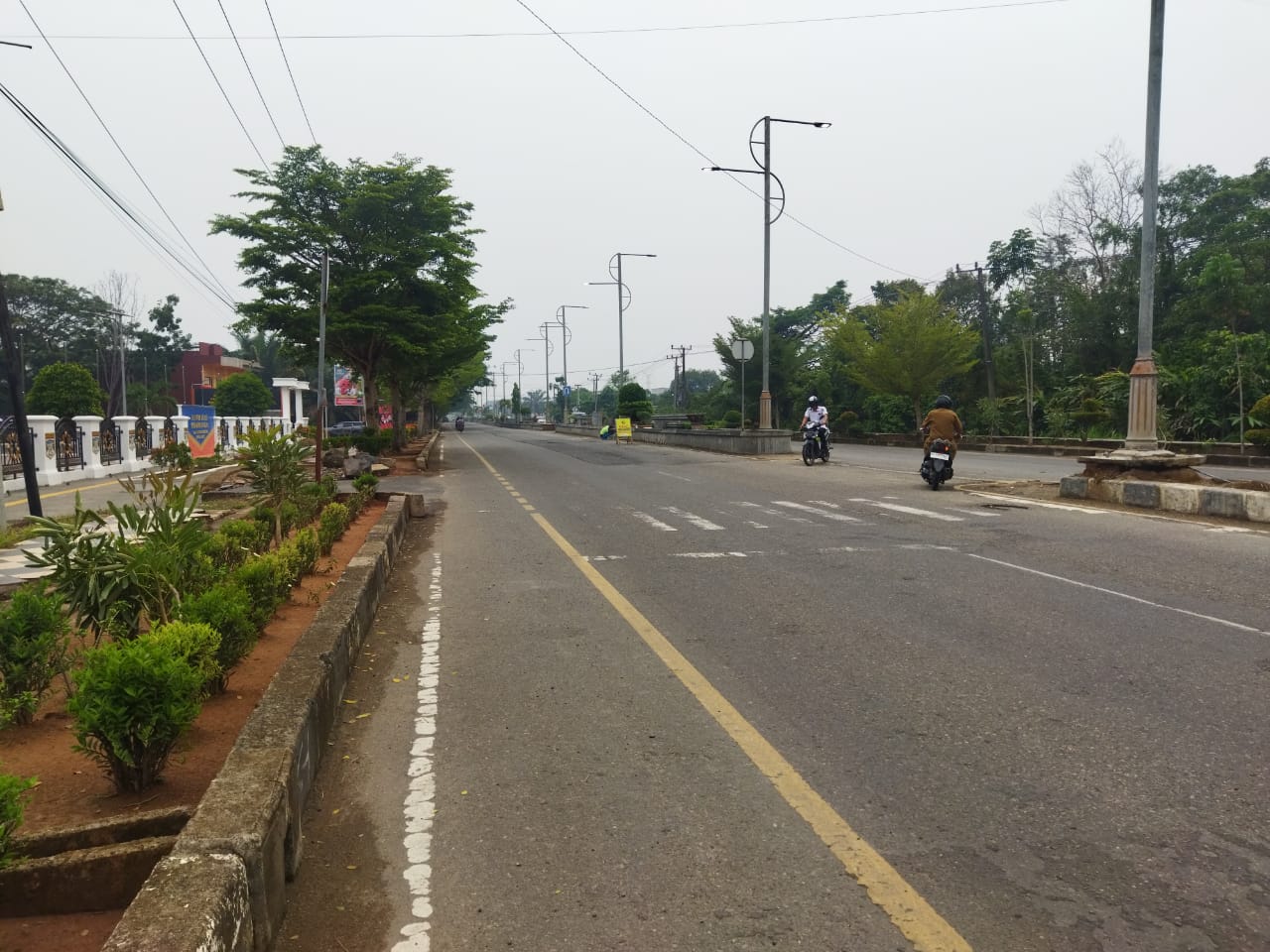 Median Jalan, Taman dan U-Turn di Pusat Kabupaten Muratara Diperbaiki