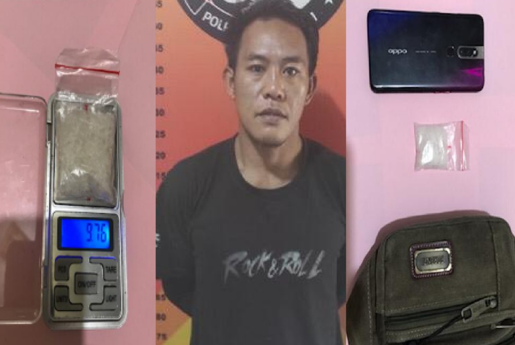 Ateng Gagal Edarkan Sabu, Usai Kediamannya Digerebek Satres Narkoba