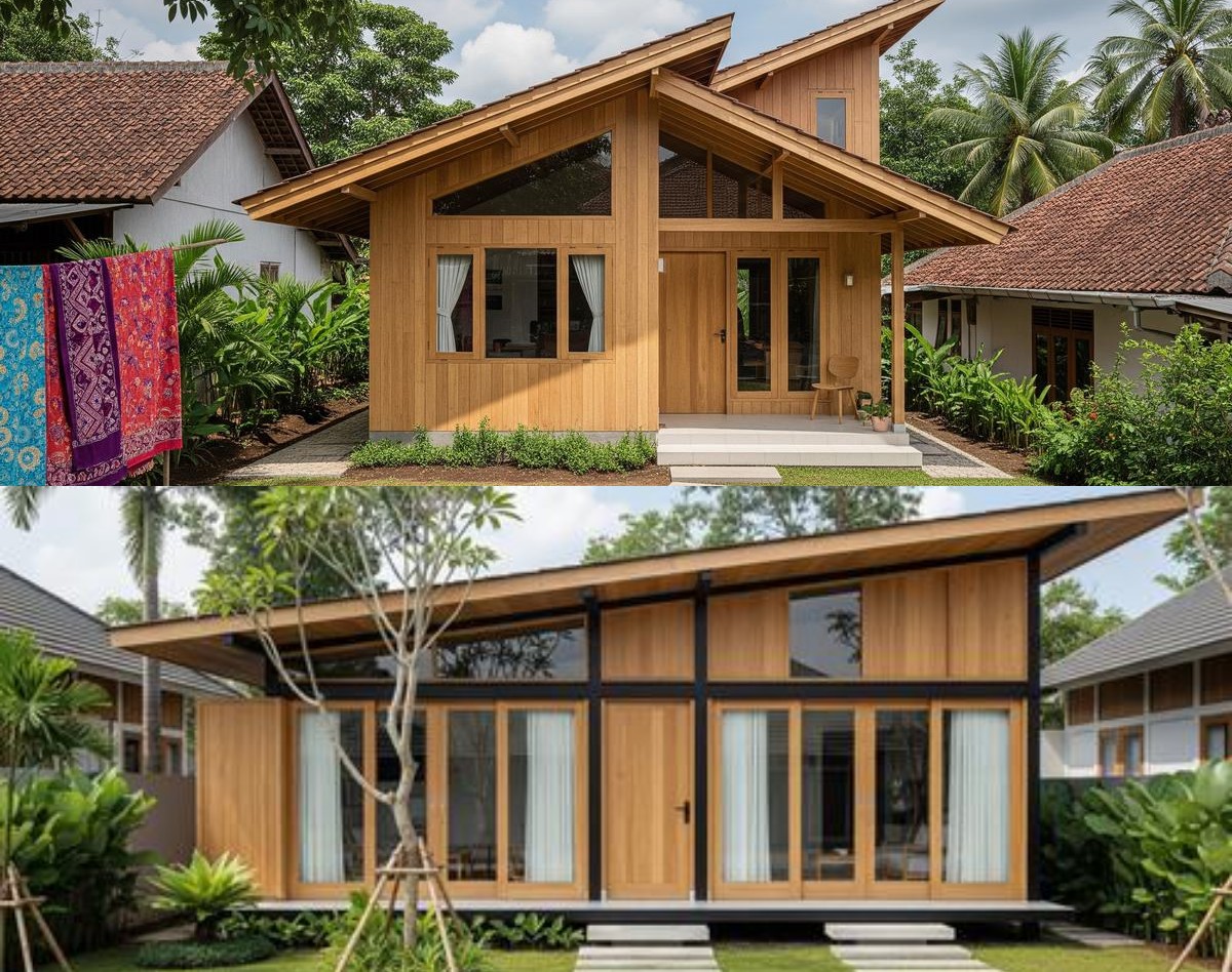 5 Model Rumah Kayu Atap Miring Japandi, Hunian Impian Pasangan Muda di Tahun 2026
