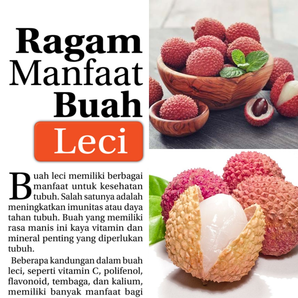 Siapa yang Tak Tahu Leci? Yuk, Temukan Manfaat Kesehatannya!