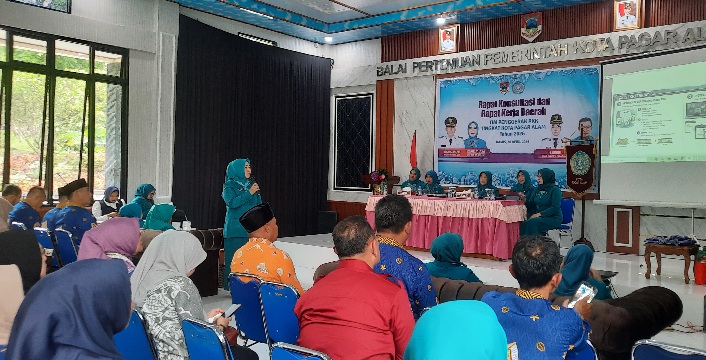 Gelar Rakon dan Rakerda, TP PKK Kota Pagar Alam Perkuat Sinergi Menuju Indonesia Emas