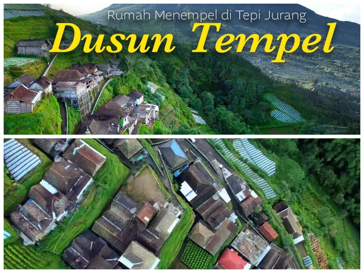 Mengintip Kehidupan di Dusun Tempel, yang Punya Kemiringan Sampai 33 Derajat di Indonesia