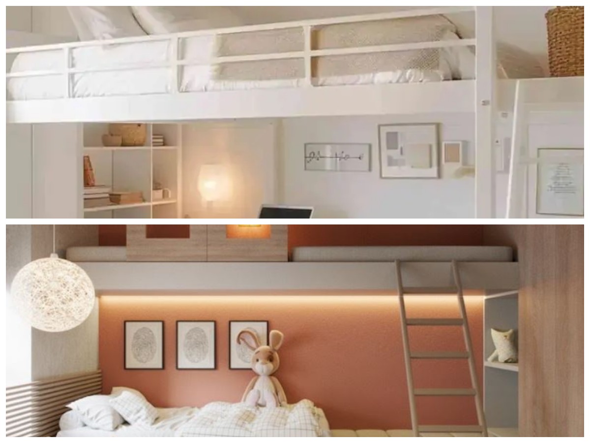 Kamar Tidur Makin Lega dan Modern Berkat Kasur Tingkat Minimalis Fungsional*