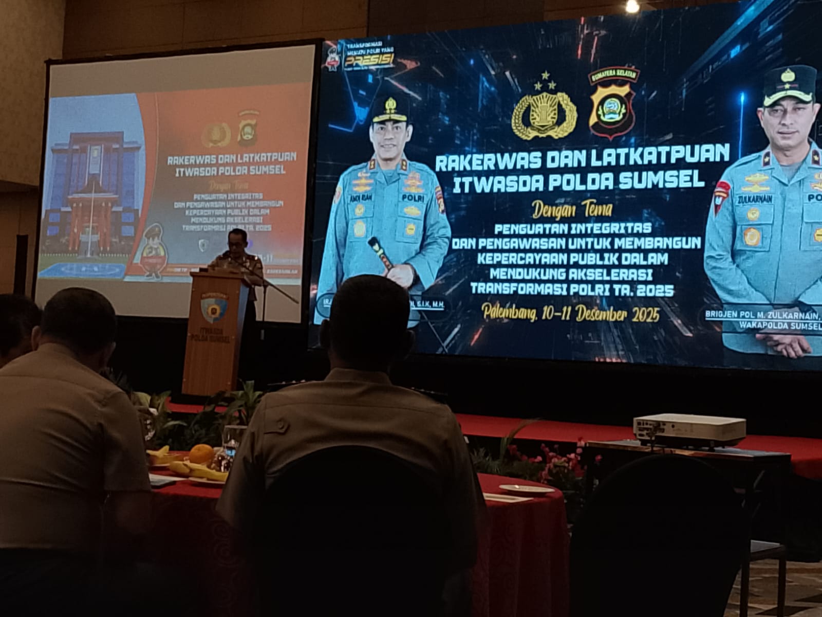 Perkuat Integritas dan Pengawasan, Polres Pagar Alam Hadiri Rakernis Itwasda Polda Sumsel 2025