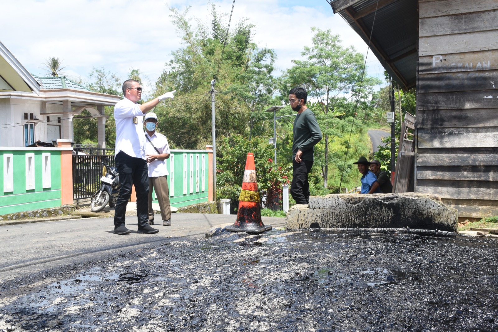 Alaf-kan Infrastruktur untuk Masyarakat, Dari Jalan Usaha Tani hingga Masjid, Coblos No 2 Alpian Alfikriansyah