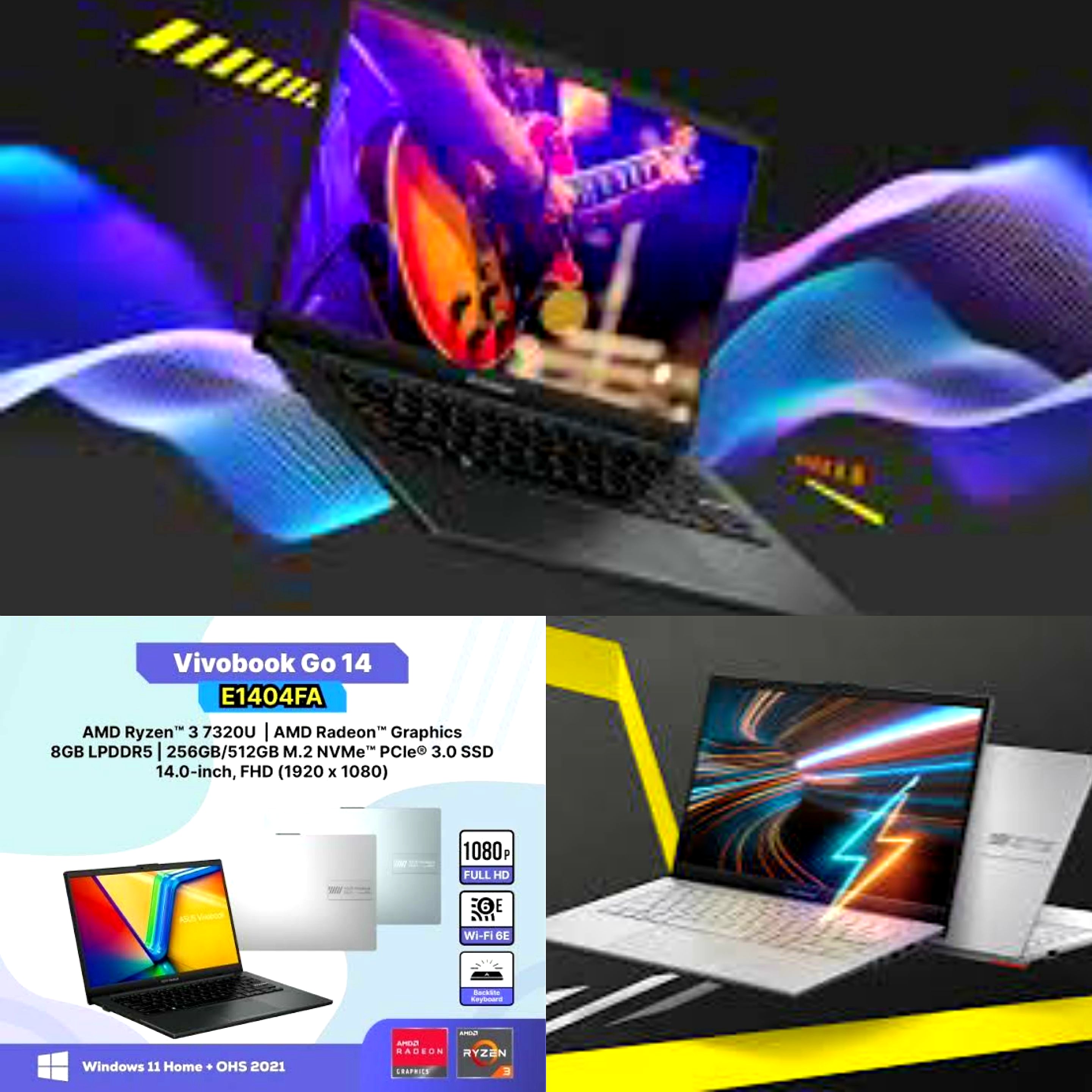Rilis! ASUS Vivobook Go 14 E1404 Laptop dengan Desain Ringan dan Ringkas Pas Untuk Pelajar