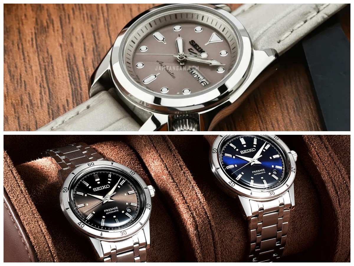 Gaya Kasual Makin Stylish dengan Sentuhan Mewah Jam Tangan Seiko