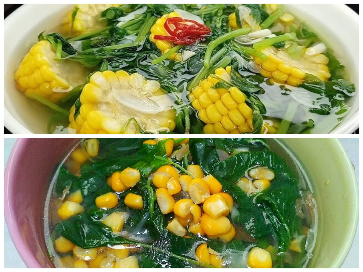 Kreasi Sayur Bayam Jagung Kuah Bening yang Segar dan Bergizi