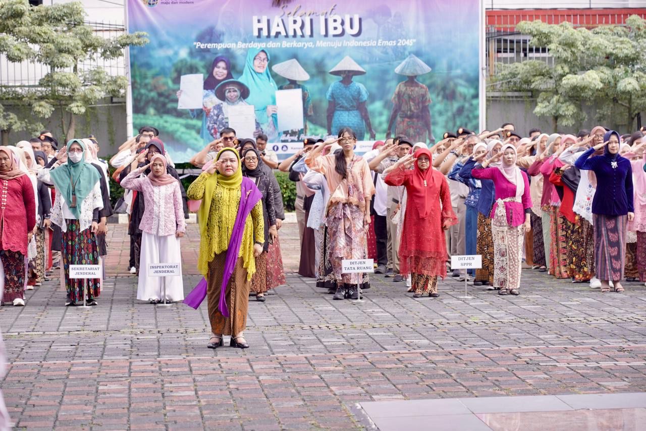 ATR/BPN Peringati Hari Ibu ke-97, Tegaskan Peran Strategis Perempuan Menuju Indonesia Emas 2045