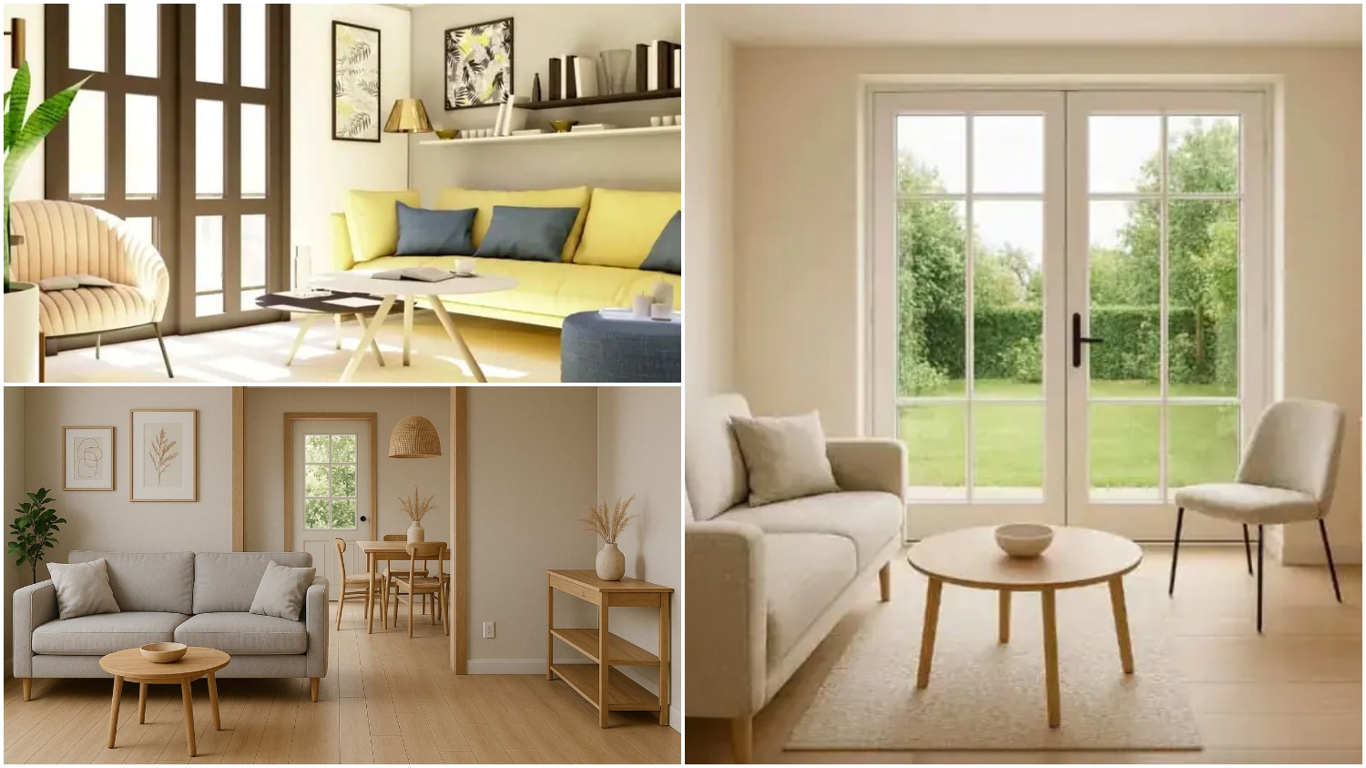 Solusi Cerdas Ruang Sempit! 11 Desain Ruang Tamu 3x3 Pintu Tengah yang Nyaman dan Rapi