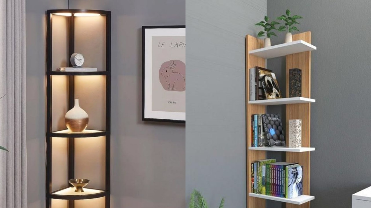 Inspirasi Desain Rak Sudut Ruang Tamu Minimalis, Solusi Cerdas untuk Ruang Lebih Rapi!