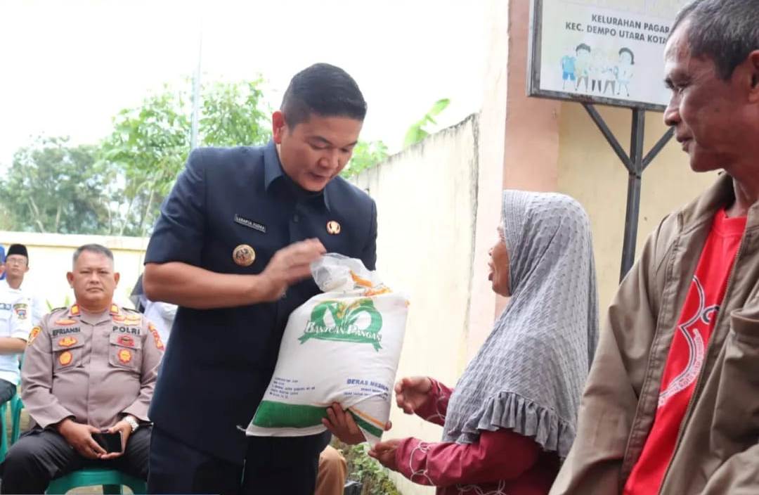 Pemkot Pagar Alam Memastikan Ketersediaan Pangan Tercukupi Dengan Penyaluran Bantuan CPP