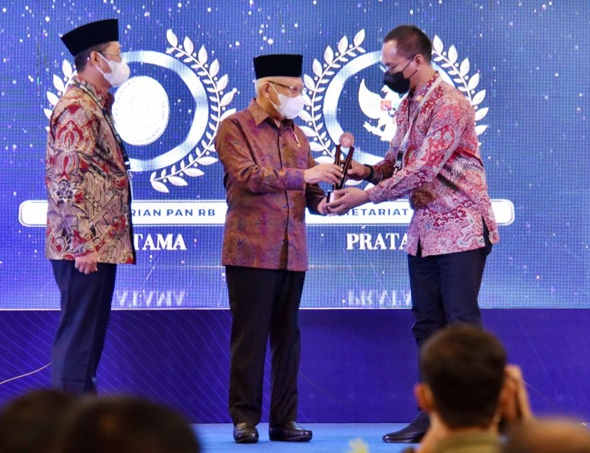 Sekretariat Kabinet Raih Penghargaan pada KPPU Award 2023