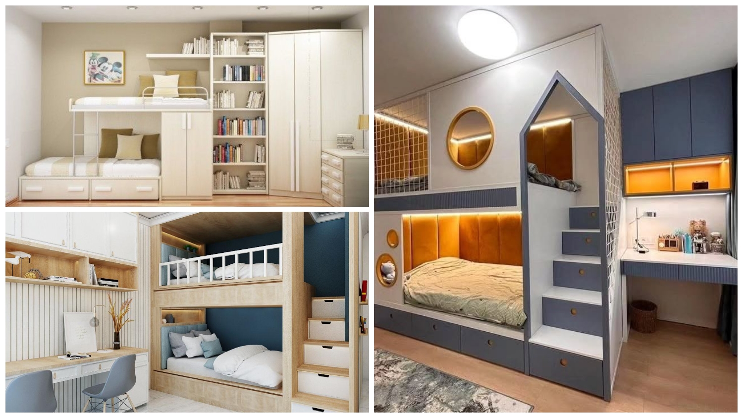 7 Inspirasi Tempat Tidur Tingkat Minimalis Modern Ini Bikin Kamar Terasa 2x Lebih Luas