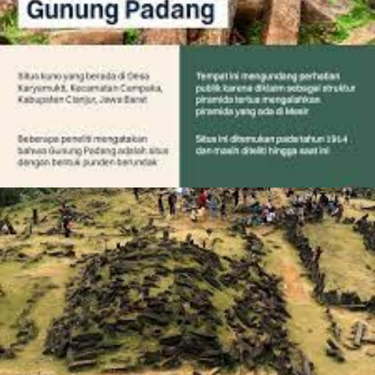 Benarkah Gunung Padang Dulunya Pernah Jadi Tempat Persugihan? Simak Fakta dan Sejarahnya Disini!