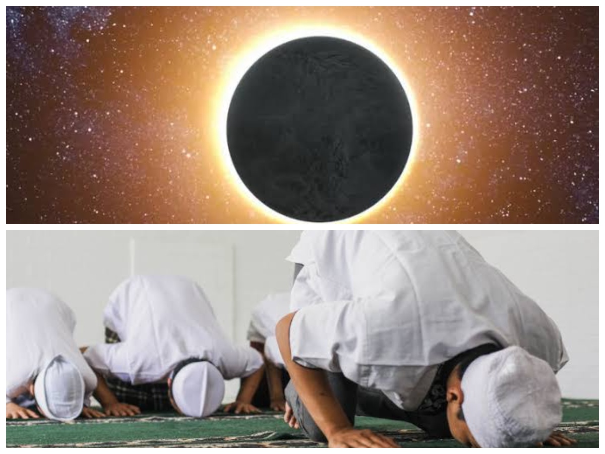 Soal Fenomena Gerhana Bulan dan Matahari di Ramadhan 2024, Apakah Wajib Shalat Kusuf dan Khusuf?