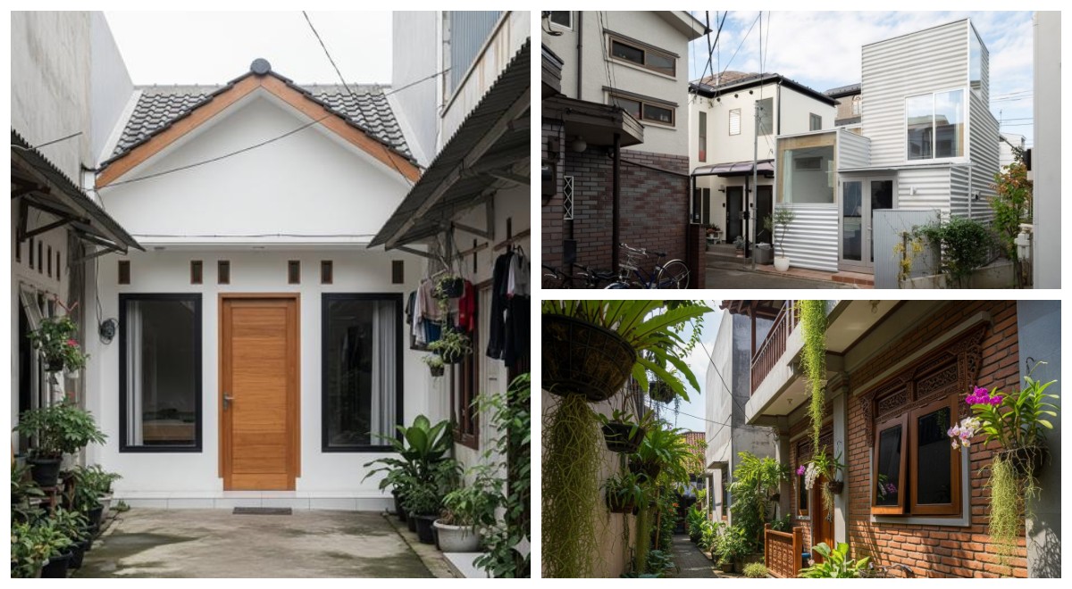 Sempit di Luar, Lapang di Dalam: 7 Desain Rumah Gang yang Nyaman dan Modern