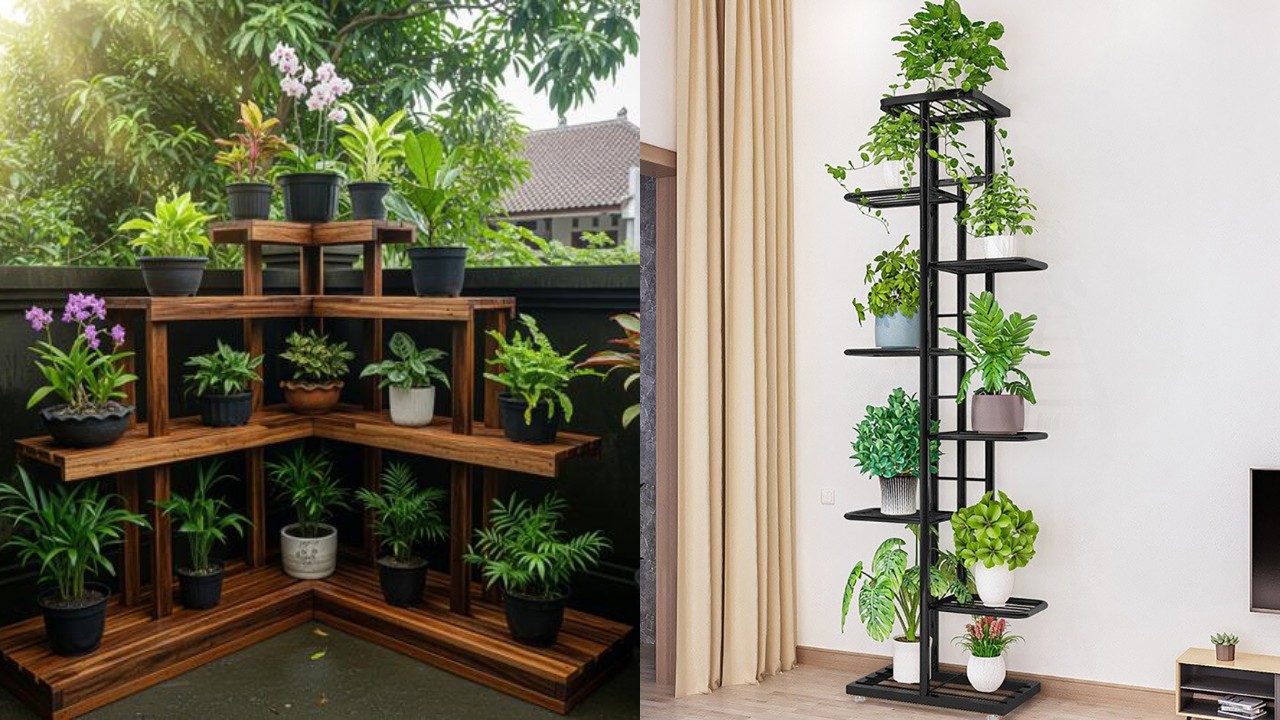 Rak Tanaman Bertingkat Tahan Cuaca, Solusi Hemat Tempat di Pekarangan!