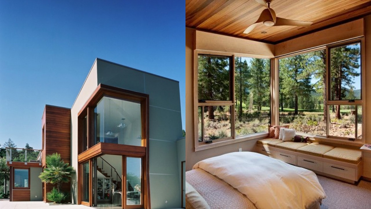 Model Rumah Minimalis dengan Jendela Sudut yang Bikin Rumah Lebih Terang dan Modern!