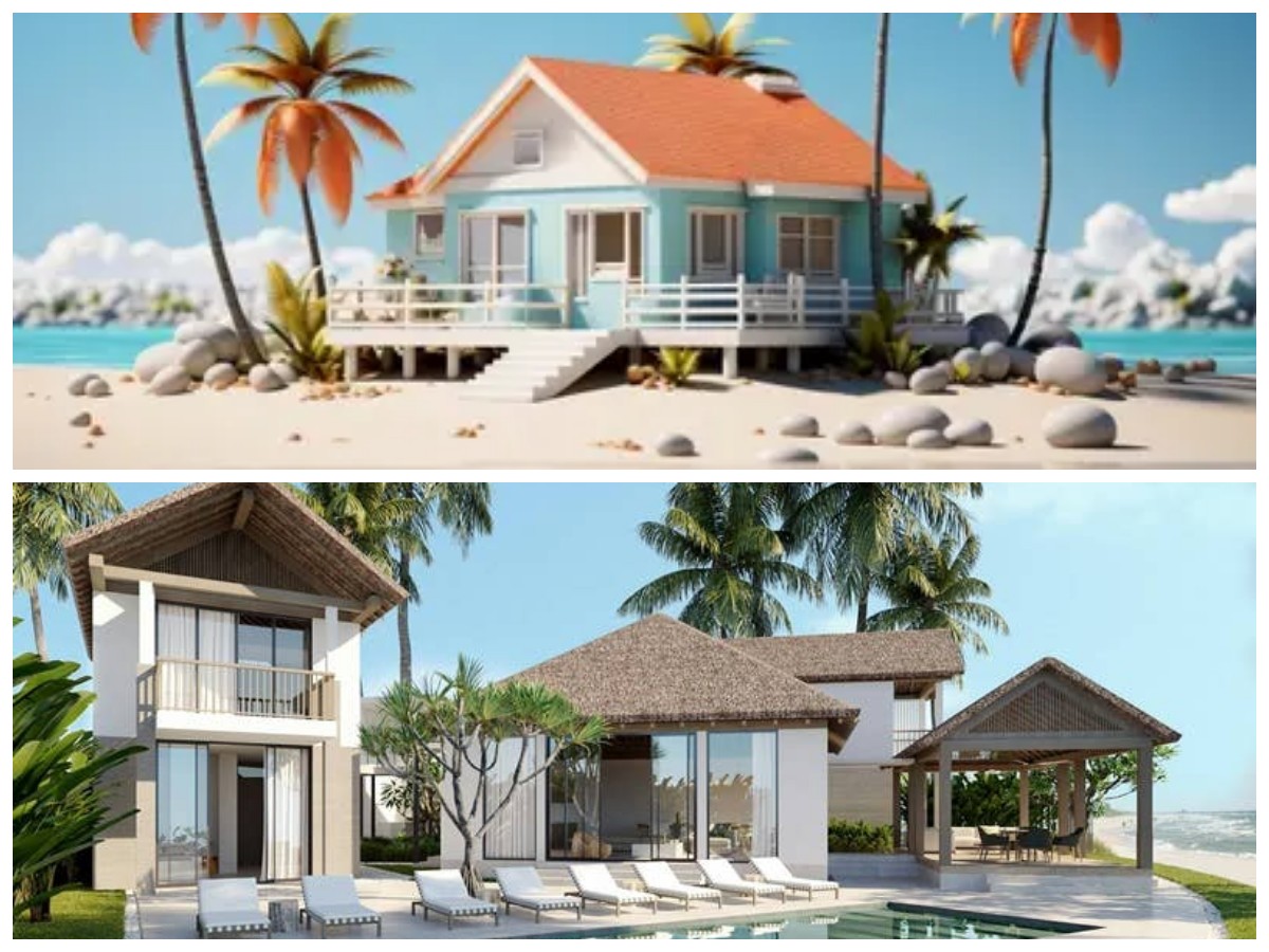 Hunian Minimalis Pinggir Pantai: Sejuk, Estetik, dan Menenangkan