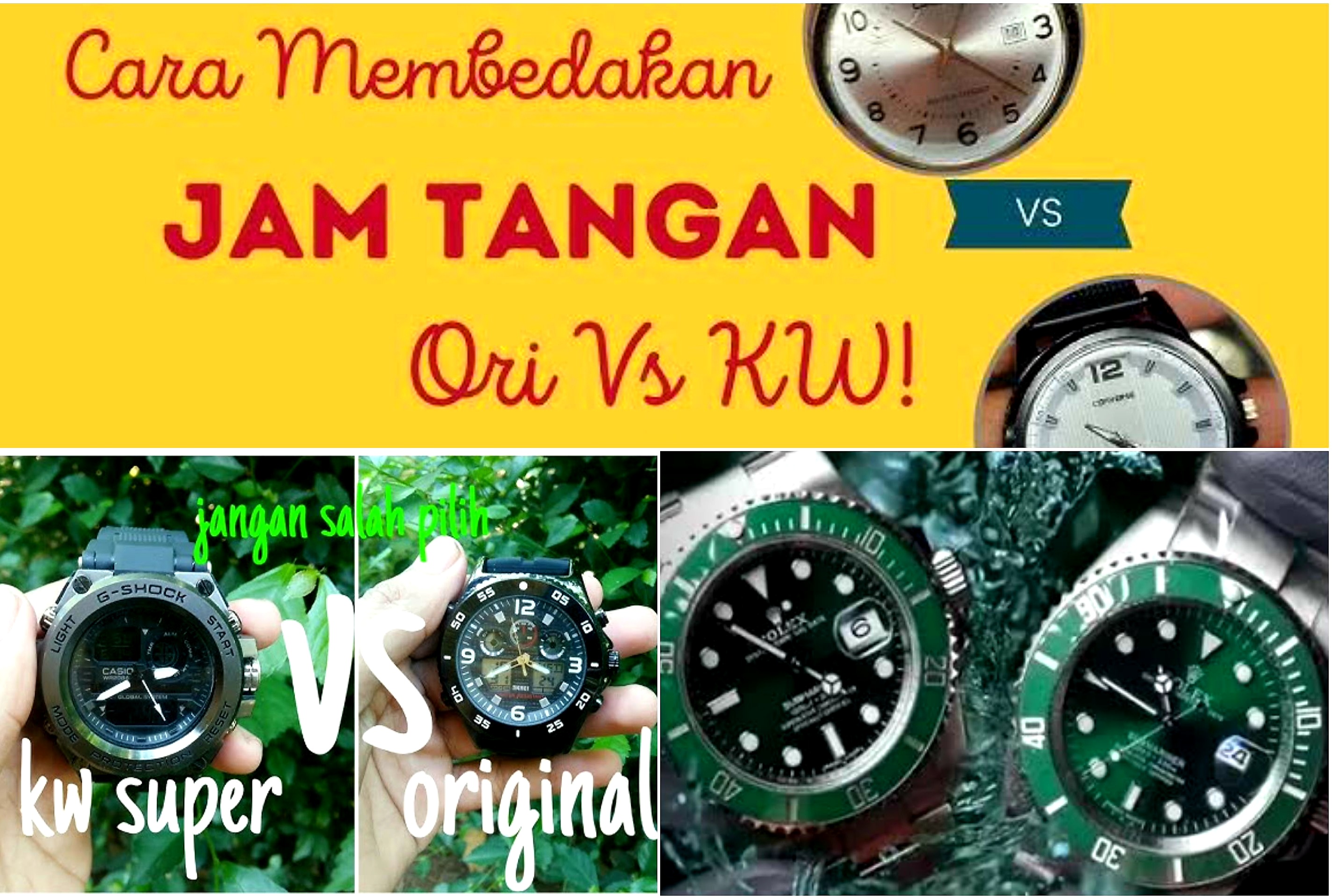 Awas Barang KW dan BM! 5 Tips Ampuh Deteksi Keaslian Jam Tangan