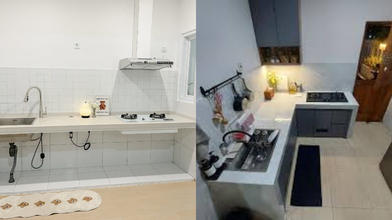 Dapur Kompor Tanam Modern dan Fungsional, Bikin Masak Lebih Nyaman!