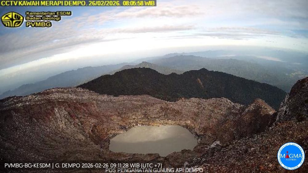 Gunung Dempo Masih Berstatus Waspada! Getaran Tremor Terekam, Wisatawan Dilarang Mendekat ke Pusat Kawah