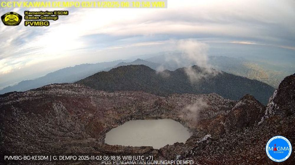 Laporan Aktivitas Gunung Dempo: Level II Waspada, Masyarakat Diminta Hindari Kawah Marapi