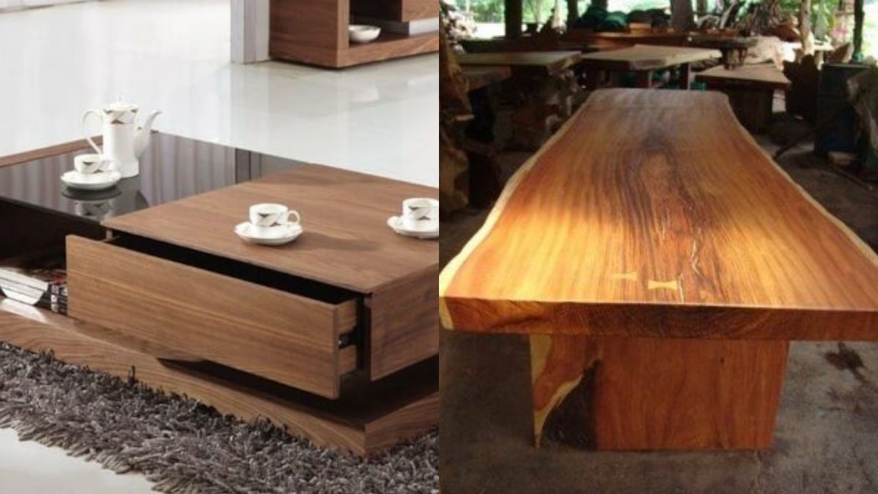 Inspirasi Meja Kayu Minimalis untuk Ruang Tamu Modern!