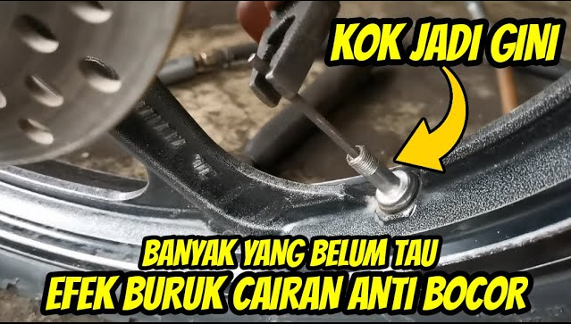 Dampak pada Pelek Kendaraan Jika Menggunakan Cairan Penambal Ban Tubeless