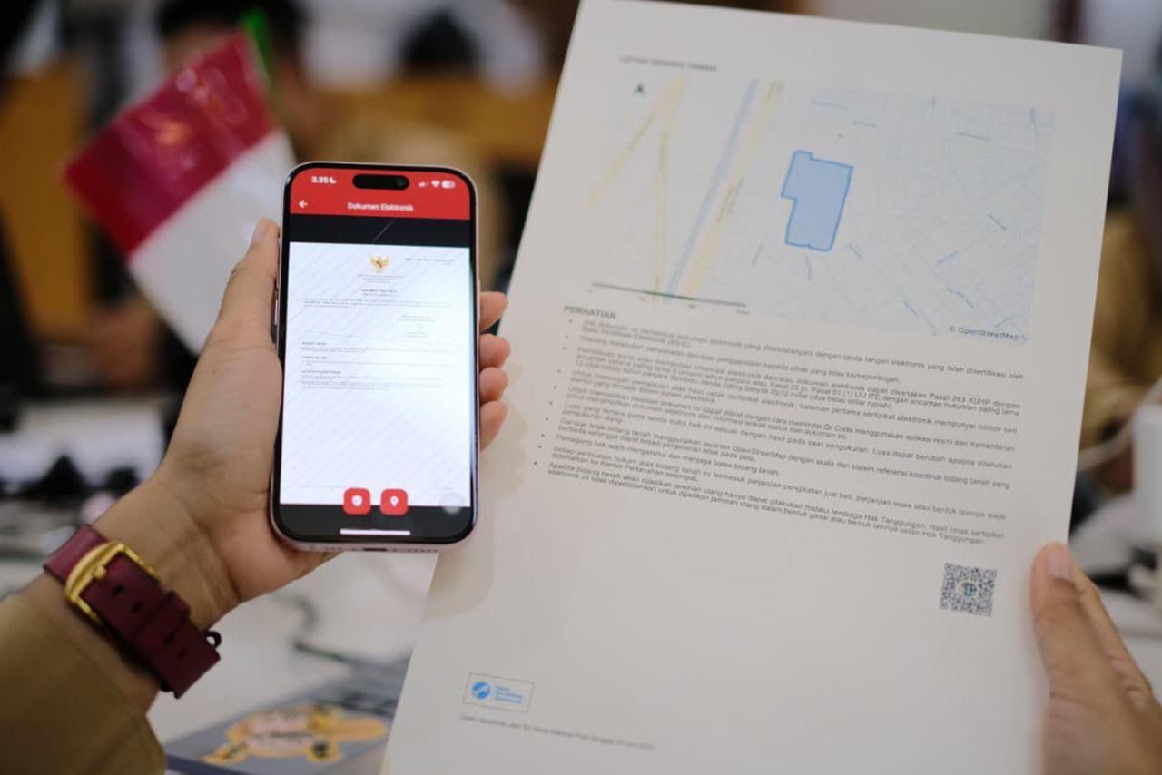 Cek Sertipikat Tanah Kini Cukup Lewat Smartphone