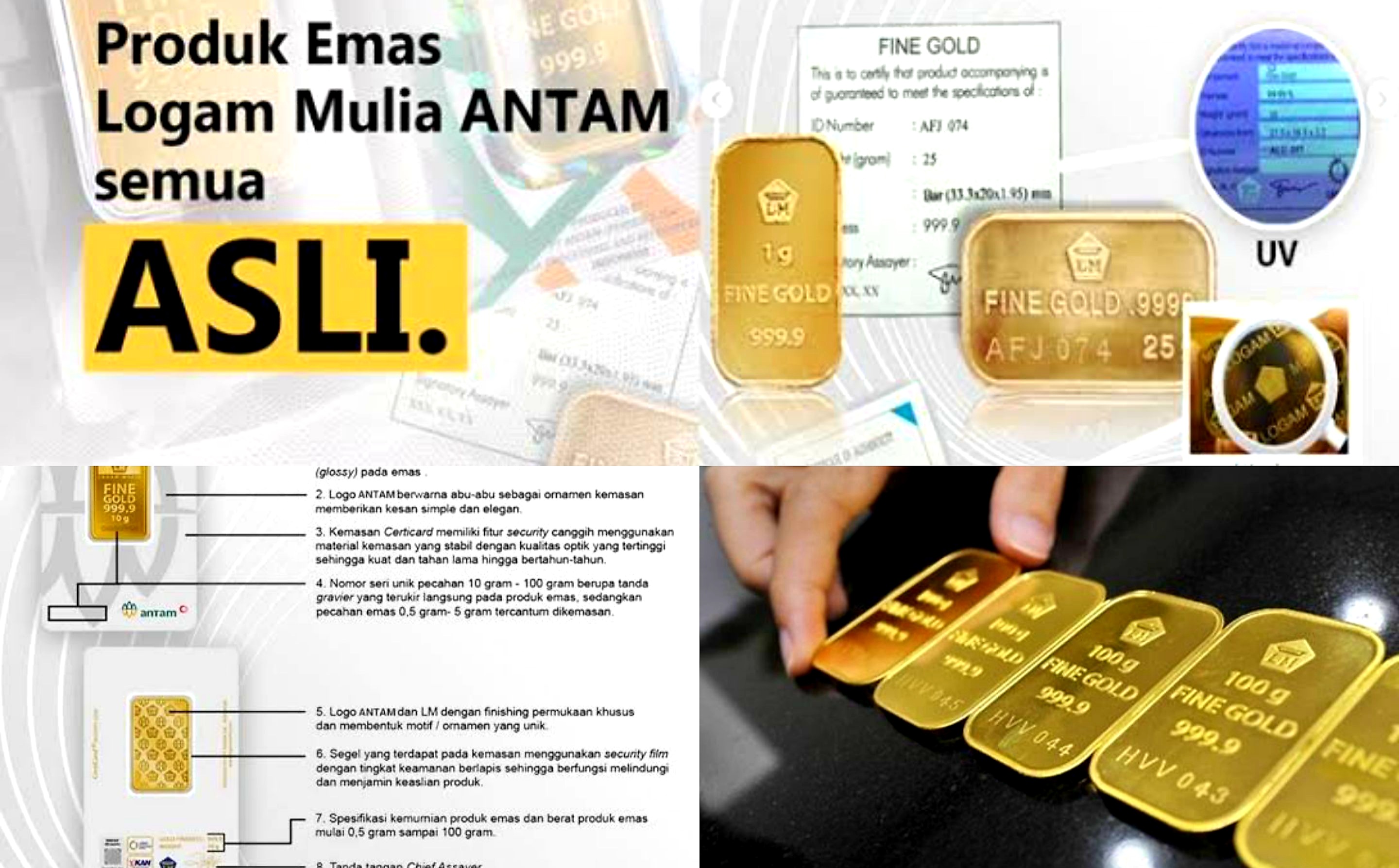 Anti Tipu-tipu! Begini Cara Mengenali Sertifikat Asli Emas Antam