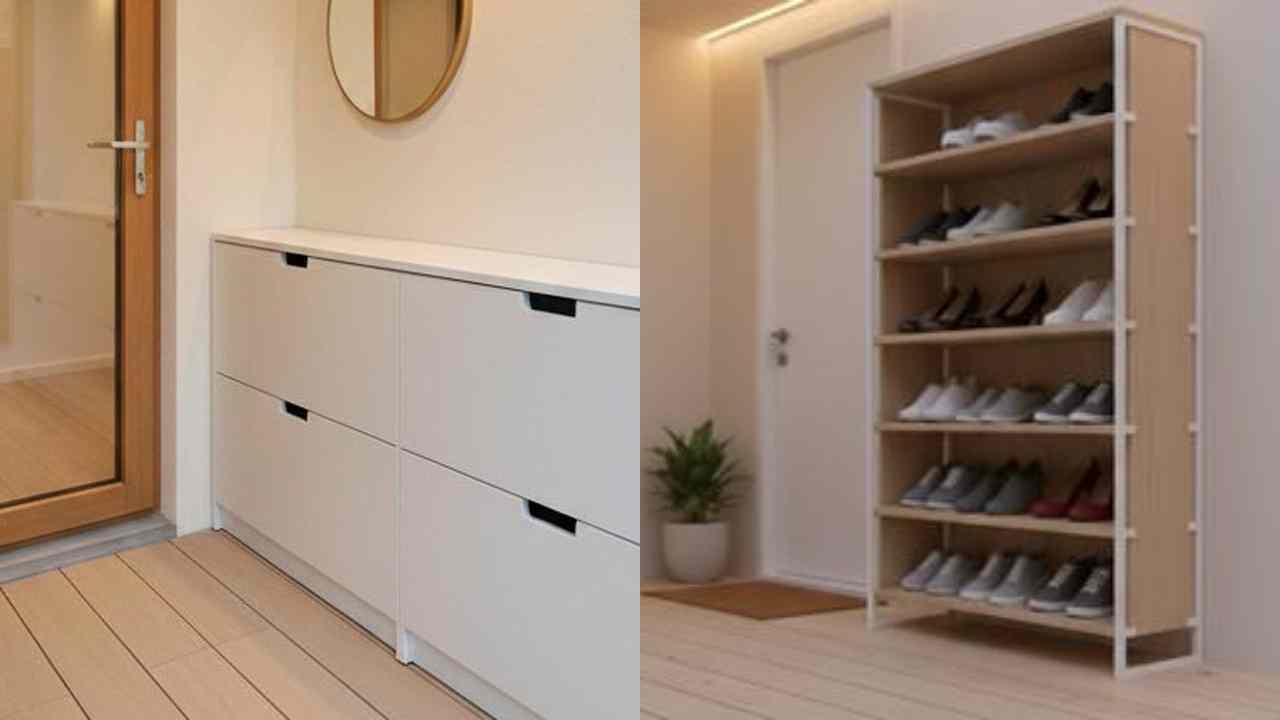 Desain Teras Rumah Kecil tapi Muat Rak Sepatu Tanpa Terlihat Sempit!