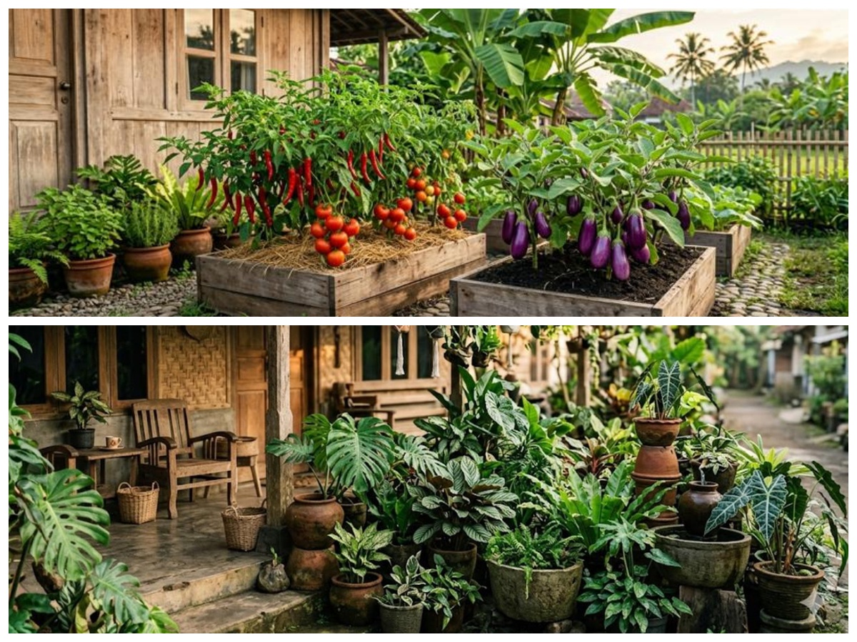 5 Ide Edible Garden Tropis yang Estetik, Bikin Rumah Adem dan Bisa Panen Sendiri
