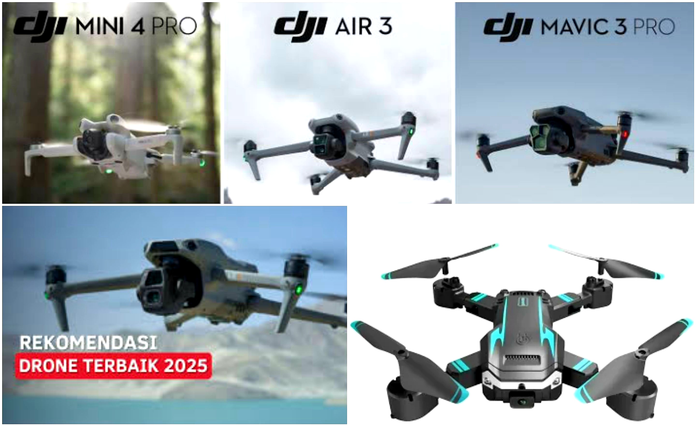 Mudah Dioperasikan! 6 Pilihan 6 Drone Terbaik yang Cocok untuk Pemula