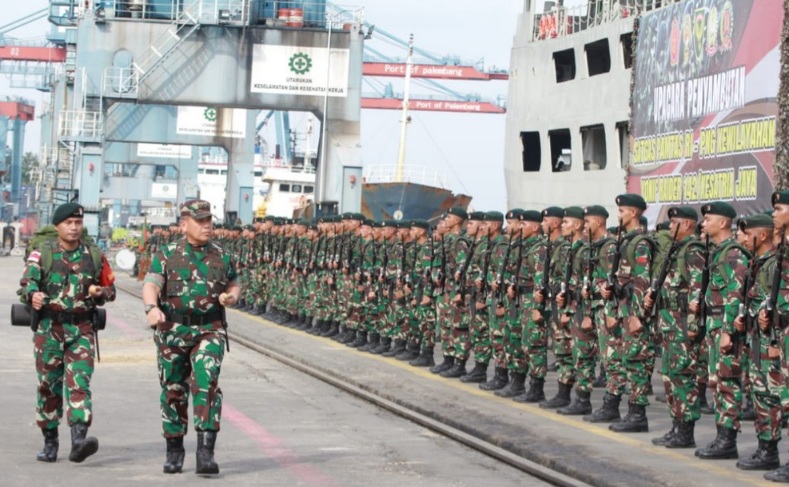 Sukses di Medan Tugas, Sukses di Home Base Kata Pangdam II/Sriwijaya Saat Kepulangan Yonif Raider dari Papua