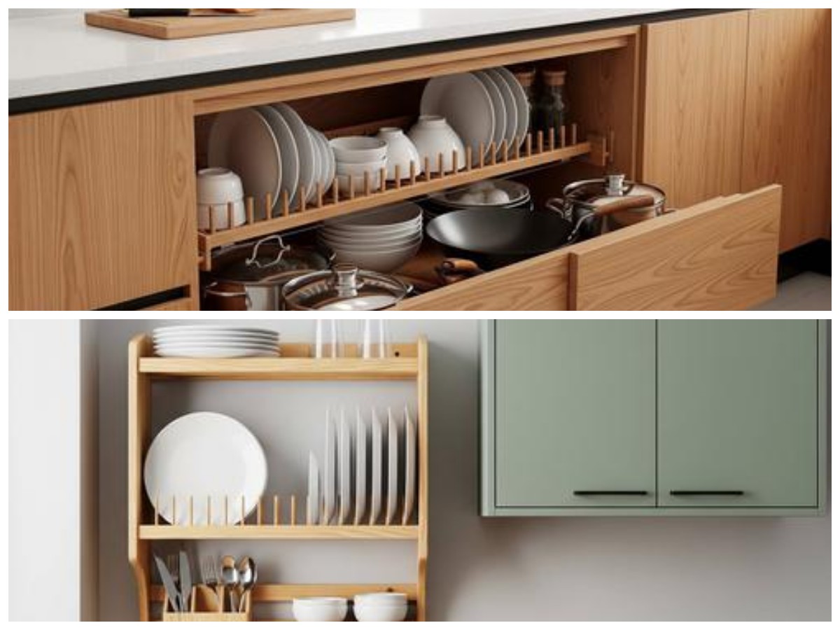 Rak Piring Kayu Minimalis: Cara Praktis Menata Dapur agar Lebih Rapi dan Estetik