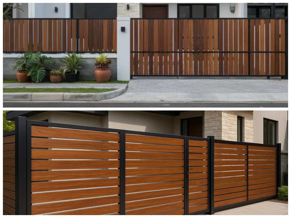 5 Ide Pagar Minimalis Kombinasi Kayu, Bikin Rumah Lebih Tertutup dan Tampil Elegan