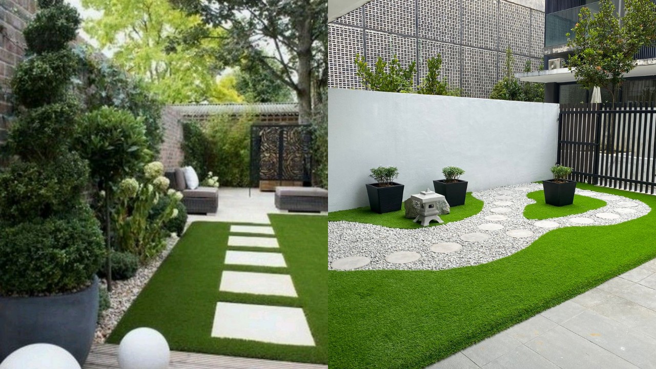 Model Taman Rumput Hemat Perawatan, Tetap Cantik Sepanjang Tahun!