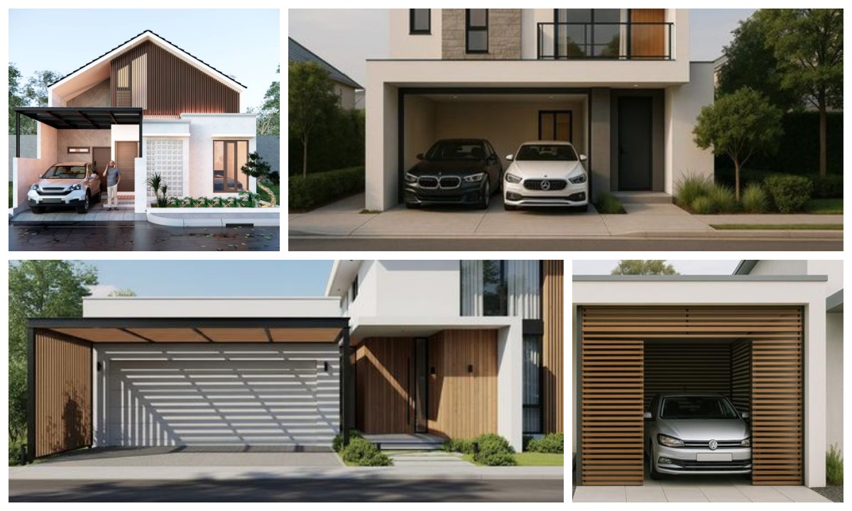 Pintu Pertama Kesan Utama: 12 Model Garasi Depan Rumah Minimalis yang Hemat Ruang dan Modern