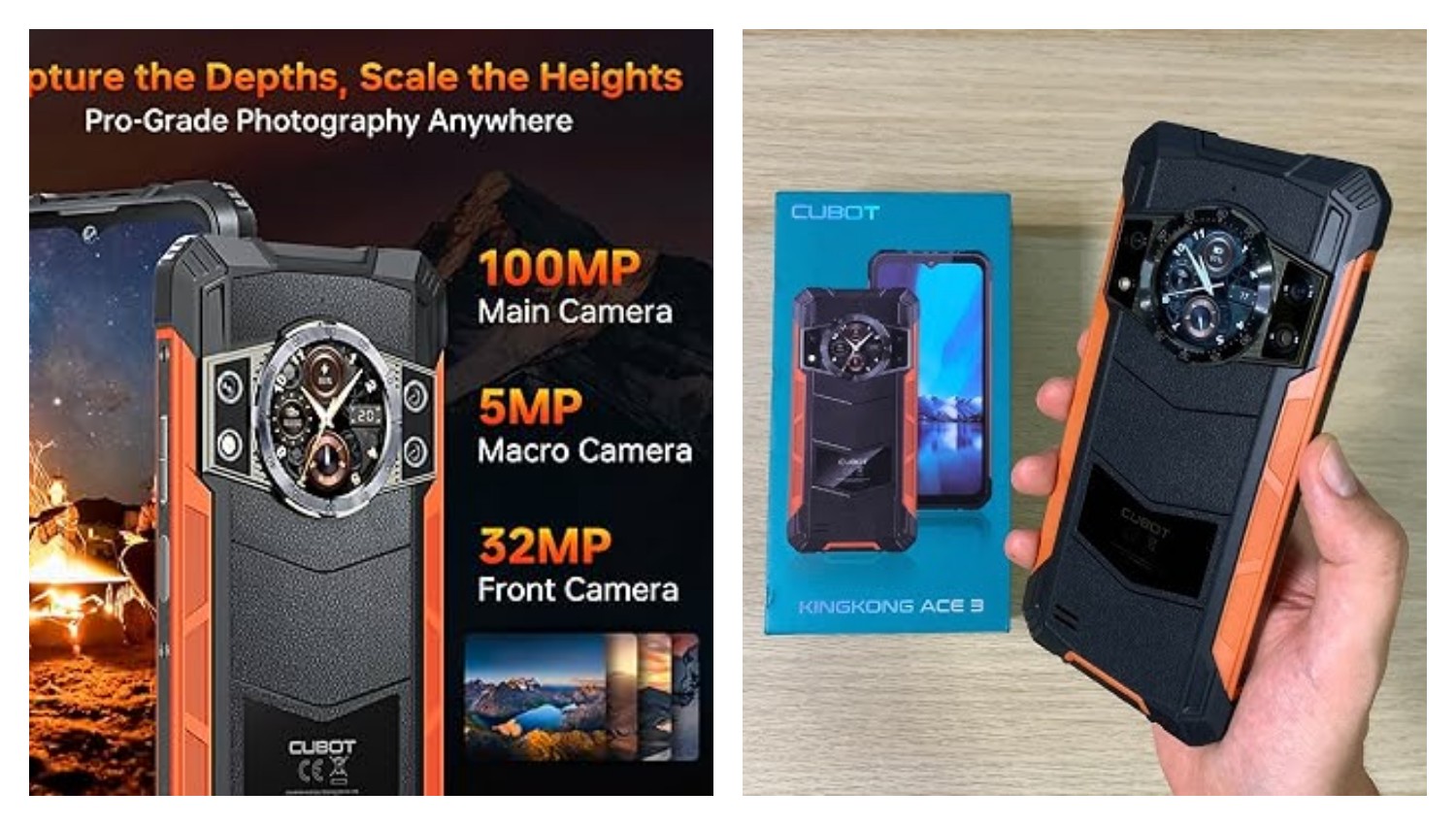 Cubot KingKong Ace 3, Ponsel Tangguh dengan Kamera 100 MP yang Mengagumkan