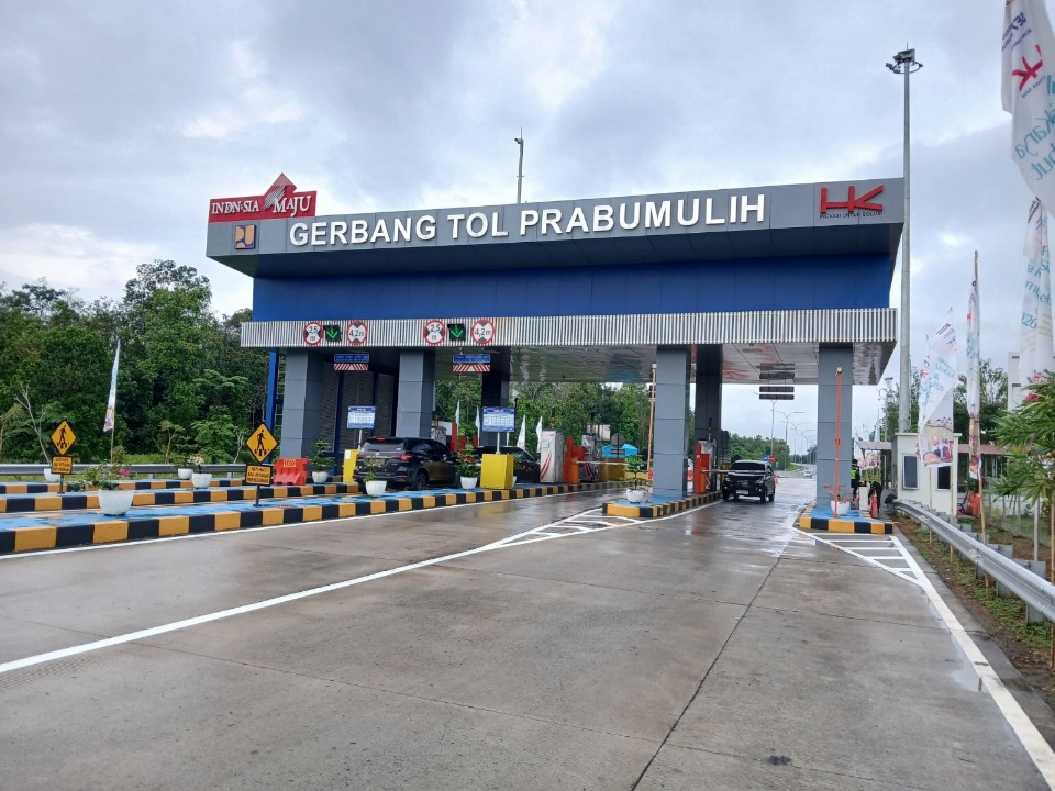 Volume Kendaraan Tol Trans Sumatera Menurun, Terjadi Lonjakan Trafik Signifikan