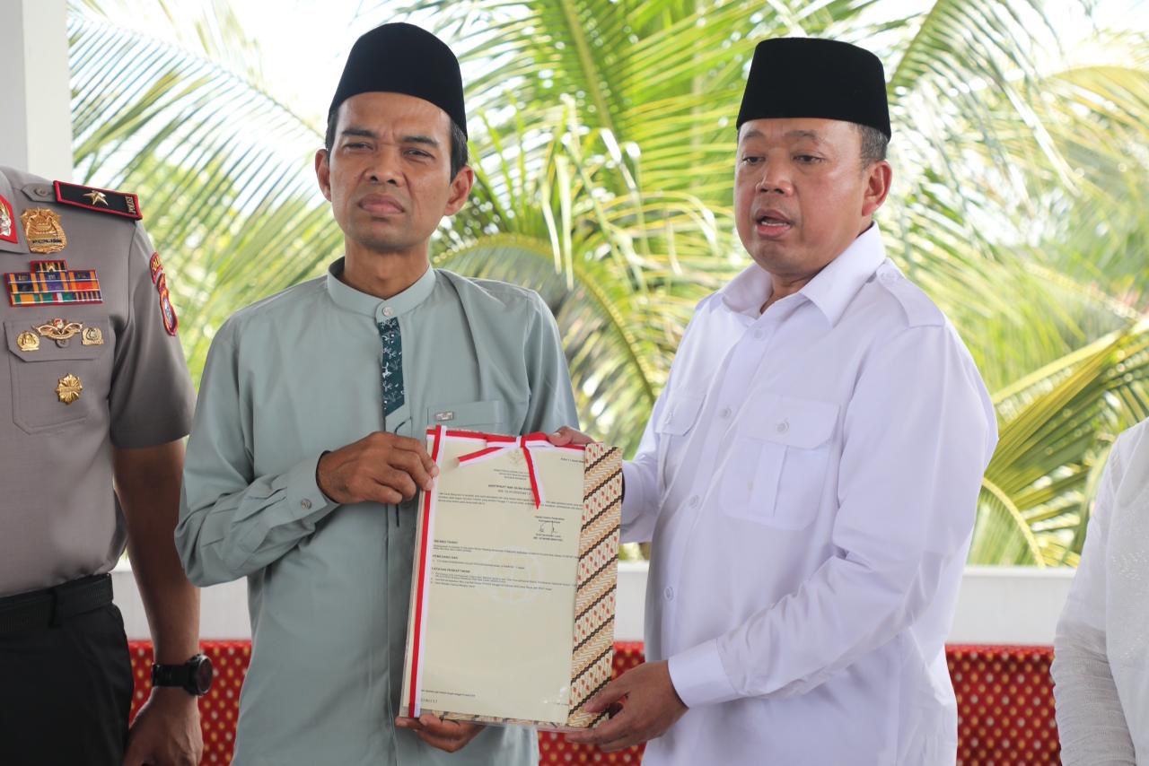 Menteri Nusron Apresiasi UAS Alihmedia Sertipikat ke Elektronik