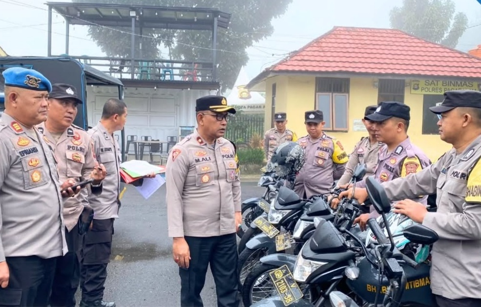 Persiapan PAM Idul Fitri 1446 H,  Waka Polres Periksa Randis Operasional