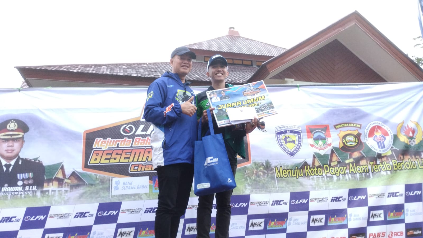 Rony Aja Sukses Raih Juara Umum Besemah Road Race Championship 2023