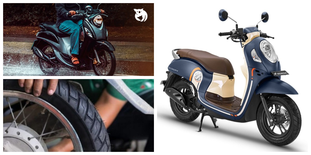 Aman Melaju di Hujan: Rekomendasi Ban Tubeless Terbaik untuk Scoopy yang Anti Licin dan Tahan Licin