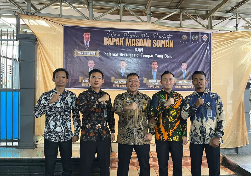 Penuh Haru, Lapas Pagar Alam Gelar Purnabakti dan Pindah Tugas Pegawai